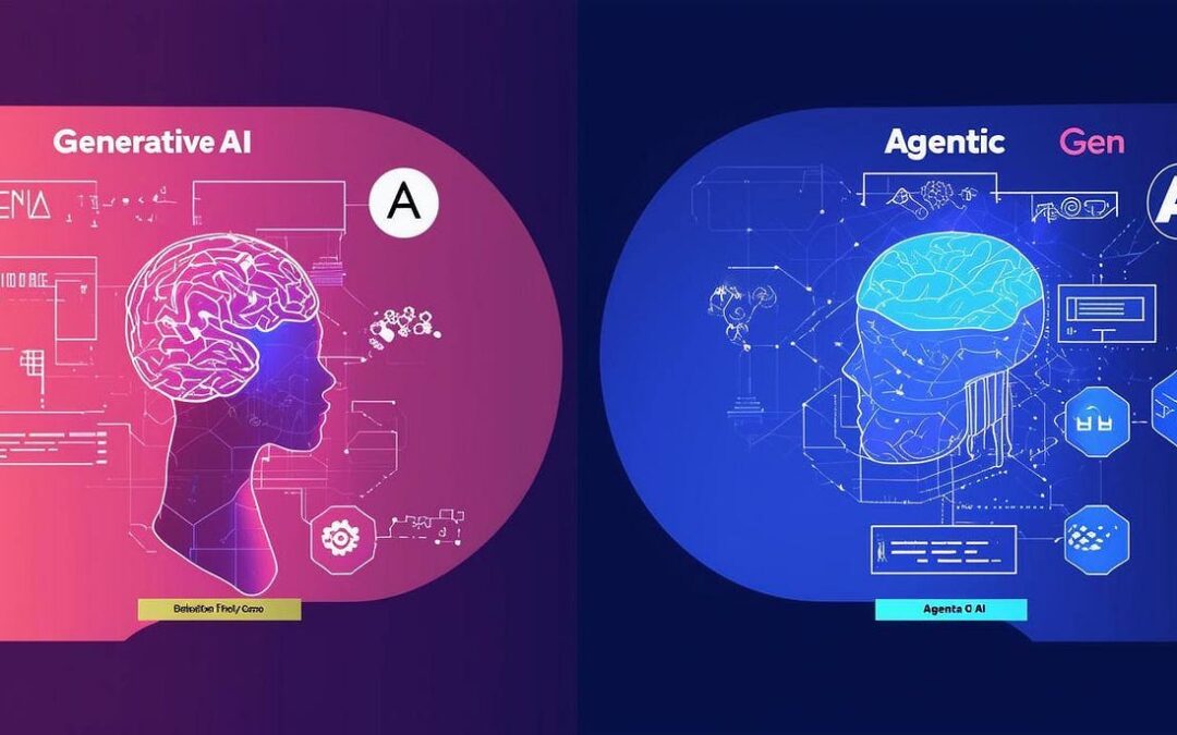 Agentic AI vs Generative AI Explained: Key Differences & Use Cases